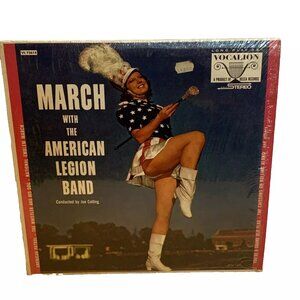 March With The American Legion Band (Vinyl) Vocalion VL 73614 VG+ LP Record
